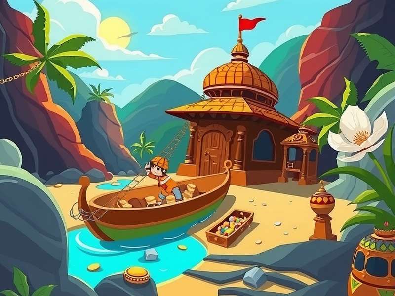 Mint Marauder Treasure Quest gameplay screenshot showing treasure hunting adventure